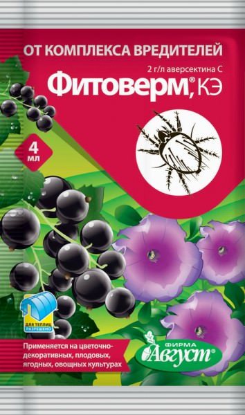 обработка весной малины фитовермом