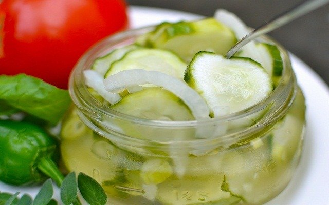 заготовки из резаных огурцов